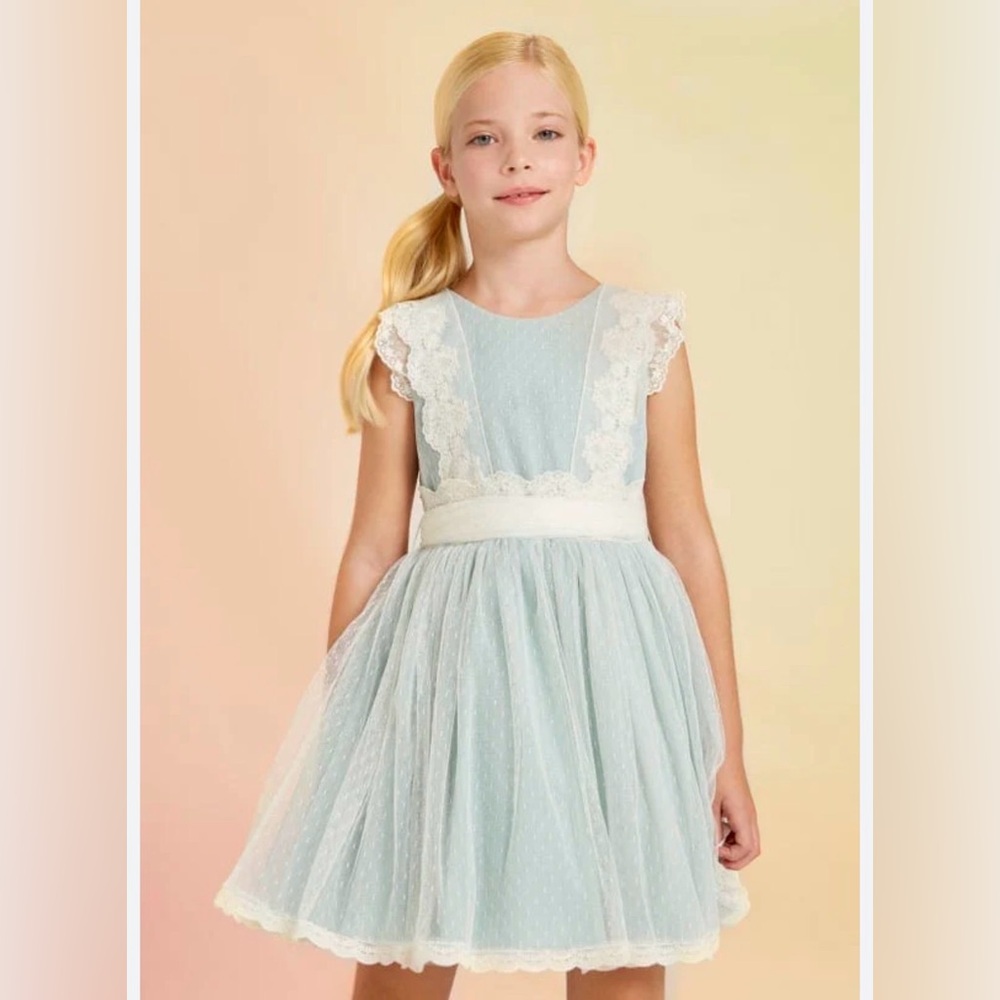 NWT- Abel & Lula Tulle Plumeti Dress